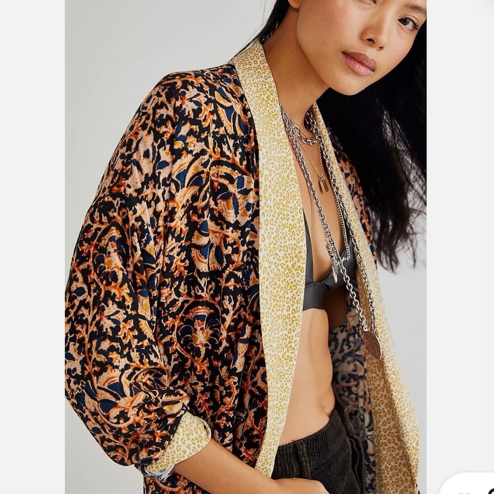 Free People Wild Nights Duster Kimono